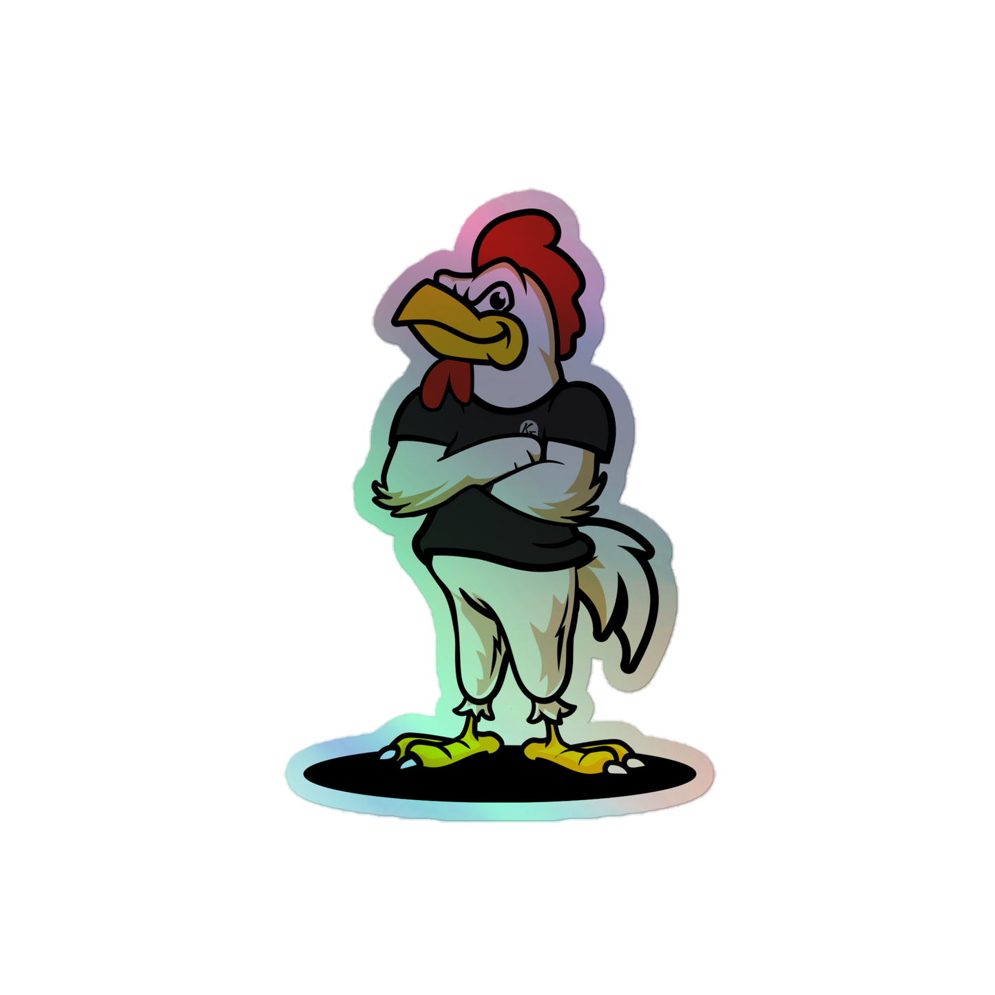 Kentucky Fried "George" Mascot Holographic stickers