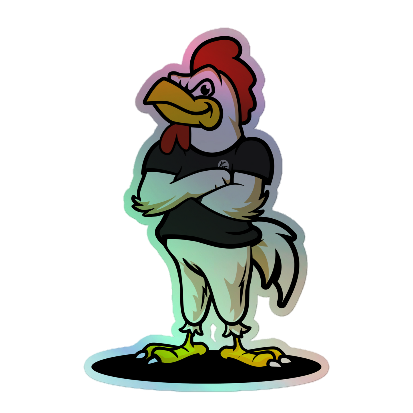 Kentucky Fried "George" Mascot Holographic stickers